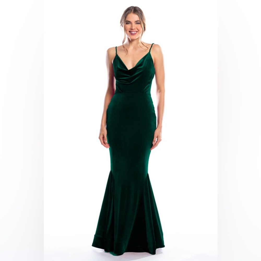 Bari Jay 2085 Bridesmaid Dress HUNTER